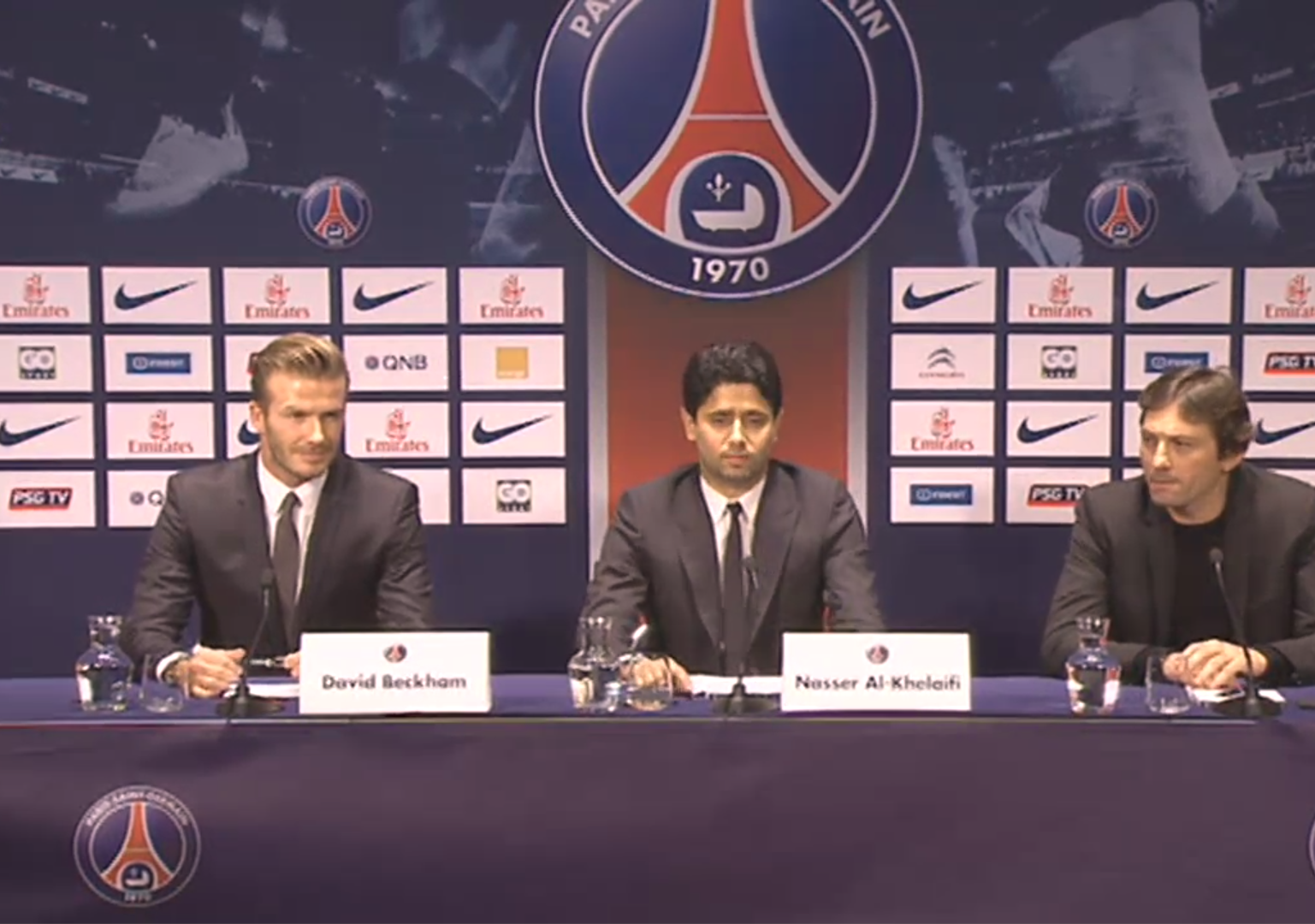 David beckham, Ligue 1, PSG, Fotboll, Zlatan Ibrahimovic, Paris Saint Germain